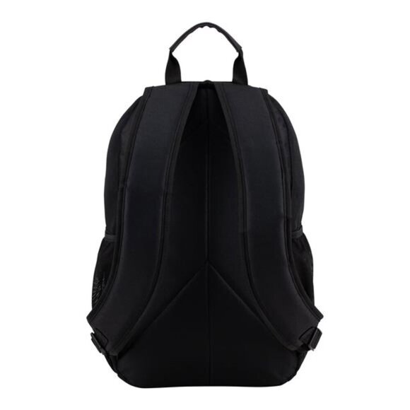 north face backpack black and metallic coral North Face Black Burnt Coral Metallic Backpack